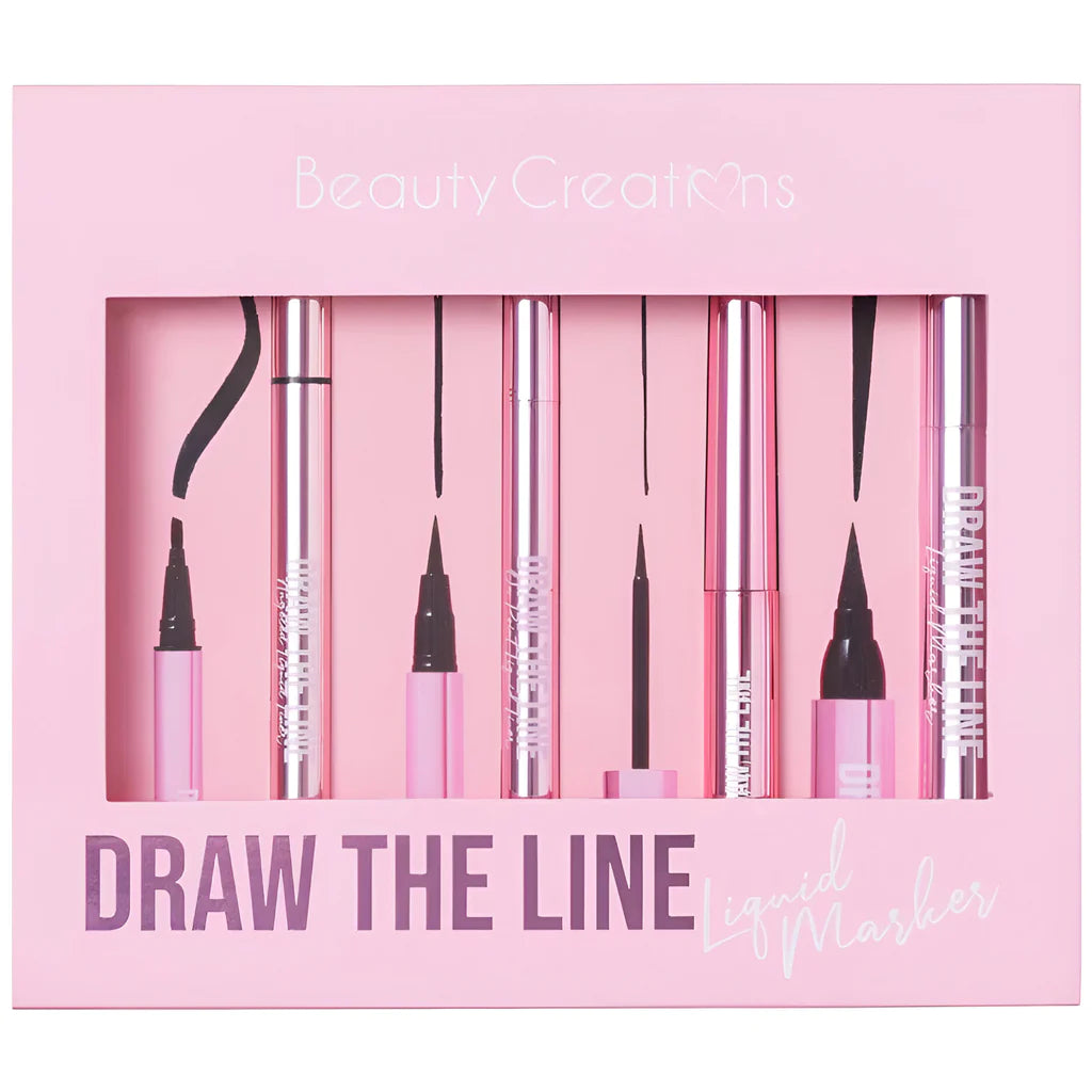 DRAW THE LINE 4 DIFFERENT EYELINERS SET MC48 - BEAUTY CREATIONS