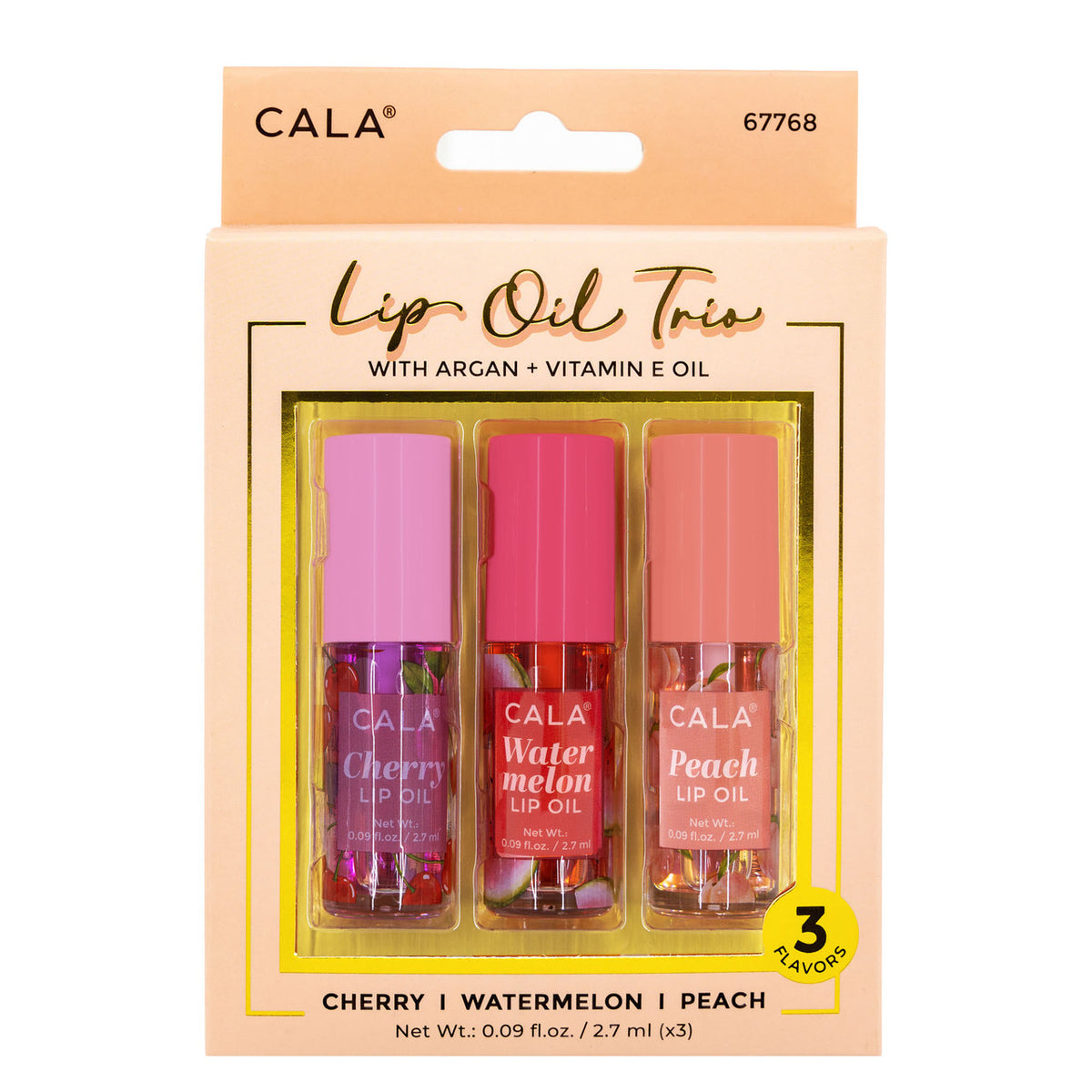 SMILE AND SHINE TINTED LIP OIL TRIO - CALA