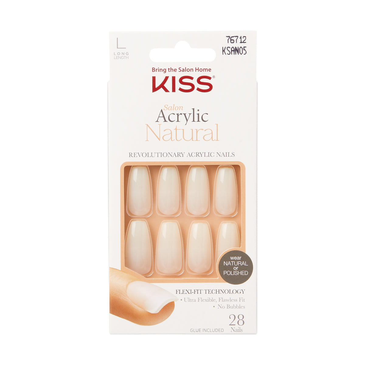 UÑAS SA NATURAL NAILS STRONG ENOUGH - KISS