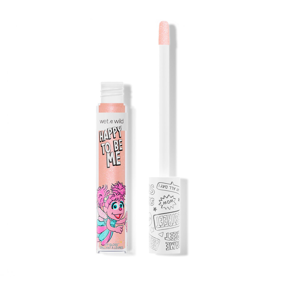 LIPGLOSS HAPPY TO BE ME FAIRY TALES - WET N WILD X SESAME STREET